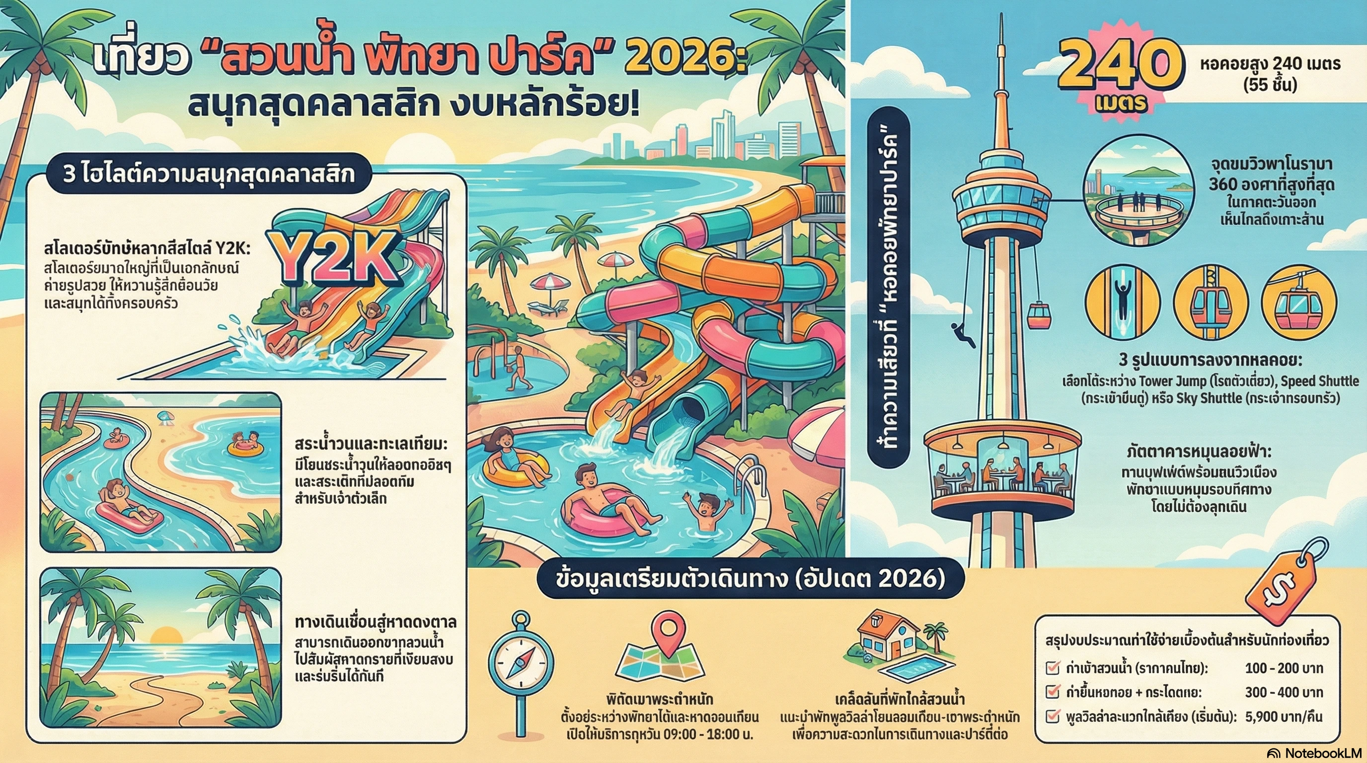 สวนน้ำพัทยาปาร์ค สไลเดอร์ยักษ์